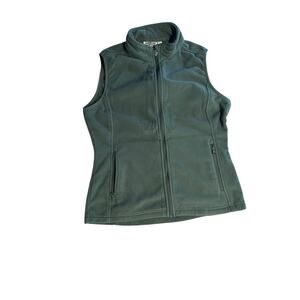 Outdoor Ventures Vest Womens Size Medium Grey Fleece hiking camping activewear